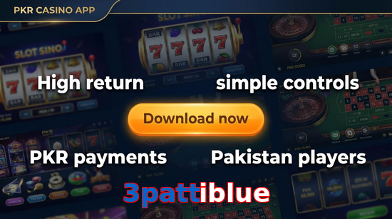 Main screen of 3Pattiblue gamedownload page for PK players